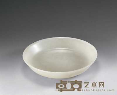 清乾隆 白玉盘 直径18.2cm
